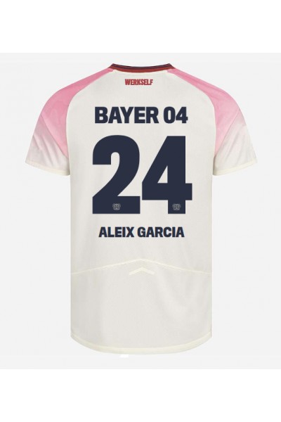 Bayer Leverkusen Aleix Garcia #24 Jalkapallovaatteet Vieraspaita 2025-26 Lyhythihainen Bayer Leverkusen Aleix Garcia #24 Jalkapallovaatteet Vieraspaita 2025-26 Lyhythihainen